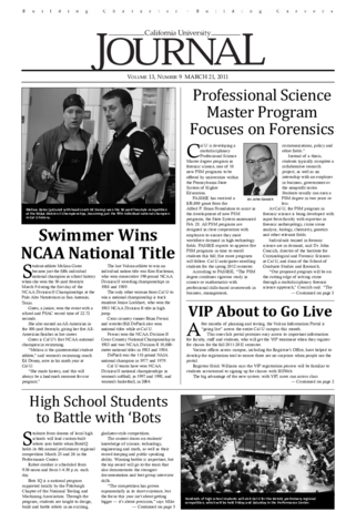 20110321-California University Journal: March 21, 2011