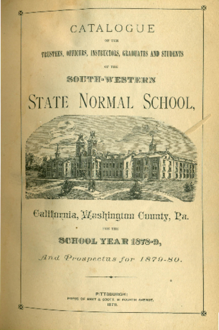 Catalogue of Southwestern State Normal School, 1878-79