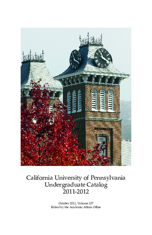Undergraduate Catalog 2011-2012