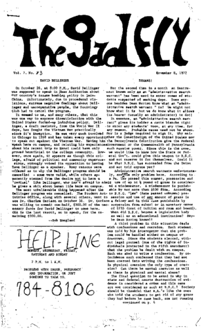 The Gadfly - Underground Student Newspaper