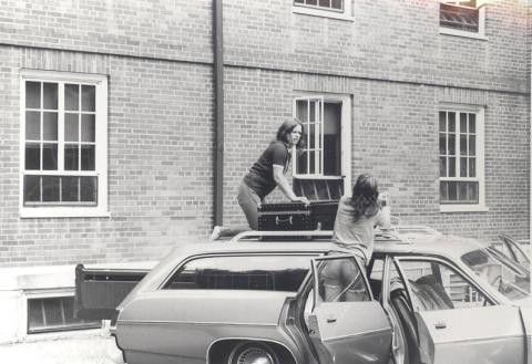 Moving in Day at Russell Hall