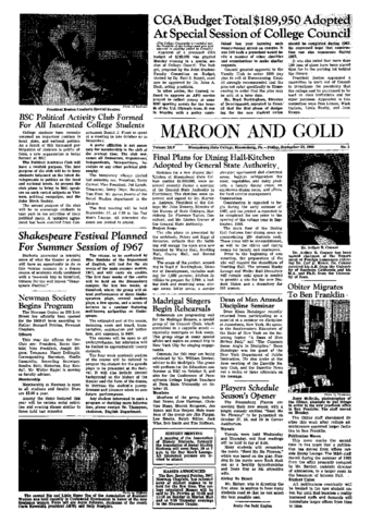 1966-09-23 Maroon and Gold