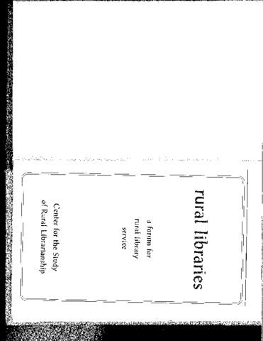 Volume 15, Number 2 1995 Table of Contents