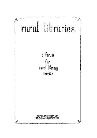 Volume 10, Number 1 1990 Table of Contents