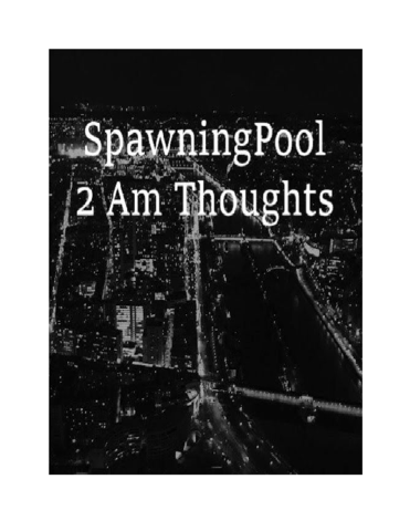 SpawningPool Poetry Chapbook Spring 2020