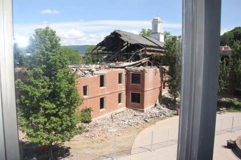 Russell Hall Demolition