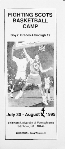 1995 Edinboro Summer Boys Basketball Camp