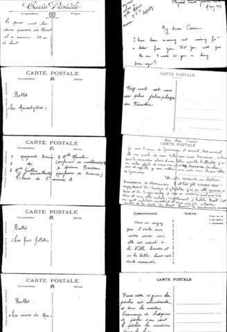 Correspondence to Carrie Goodell, French, 1926-1927