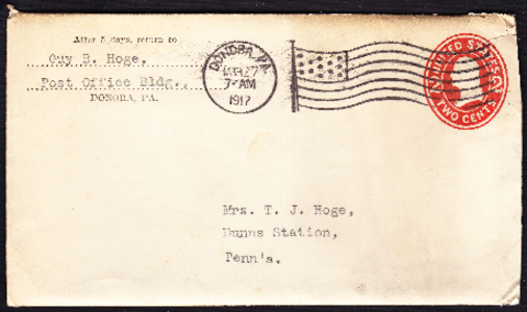 Letter 08 (Envelope): Guy B. Hoge to Mother [Lydia Arbella Hoge]
