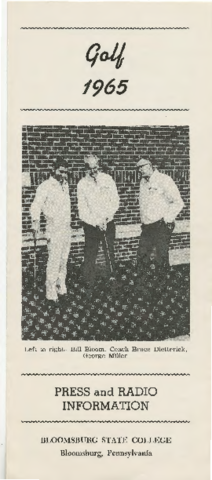 1965 Golf Media Guide