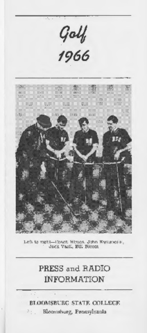 1966 Golf Media Guide