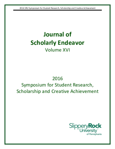 Journal of Scholarly Endeavor