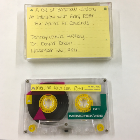 Foster, Gary Interview Audio